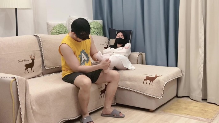 高冷女家教白丝黑皮鞋VS恋足学生【鹿宝儿原创】TK剧情 YC-220625