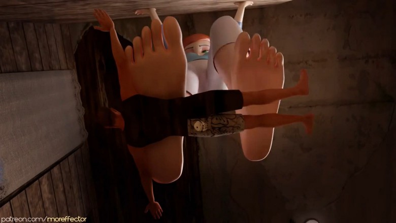 3d 动画 ginatess女巨人踩踏