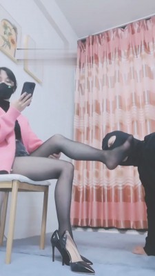 【灵竹】黑丝美腿诱惑狗 bf21987