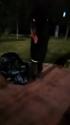 【雨雨大人】深夜路边遛狗 bf21916