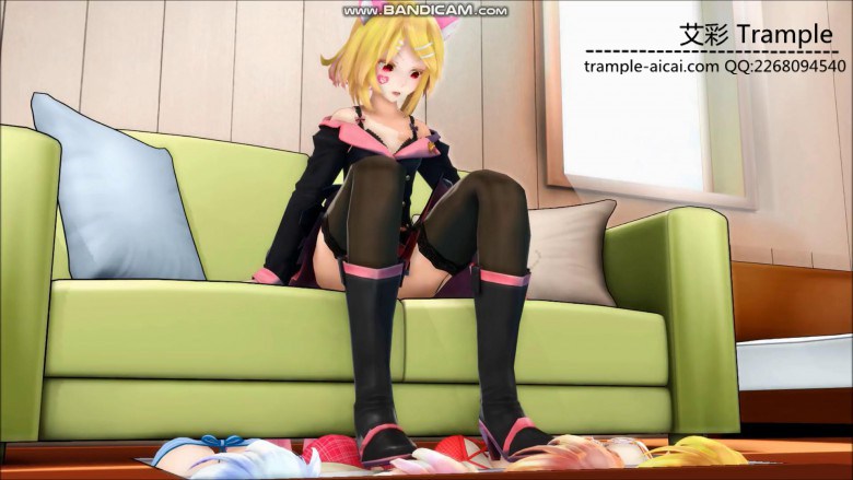 MMD动画女主玩弄四个女奴只露脸 R-190221-2