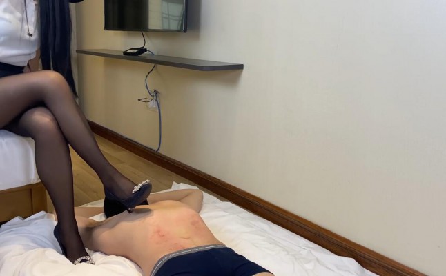 【小溪】对毯子的无限宠爱-高跟狠踩 YC-220209-5