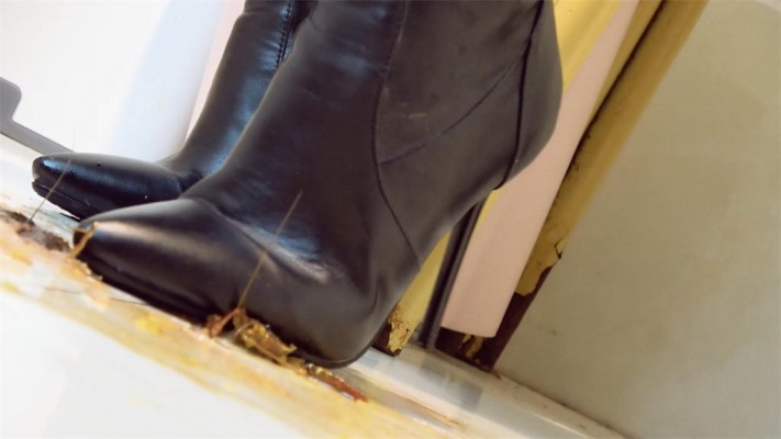 【婧児小主】晓G全语言GTS Crush双靴小奴隶们戏谑嘲笑把龙虾踩成肉酱 YC-220523-7