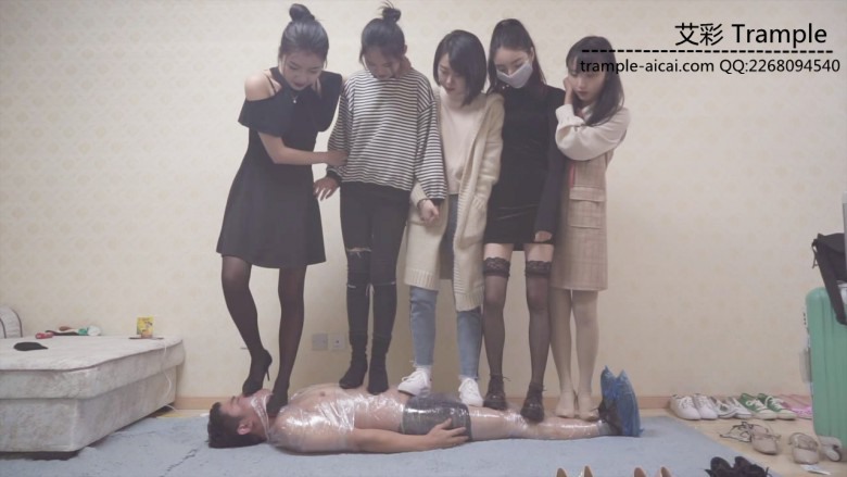 5s保鲜膜包踩踏