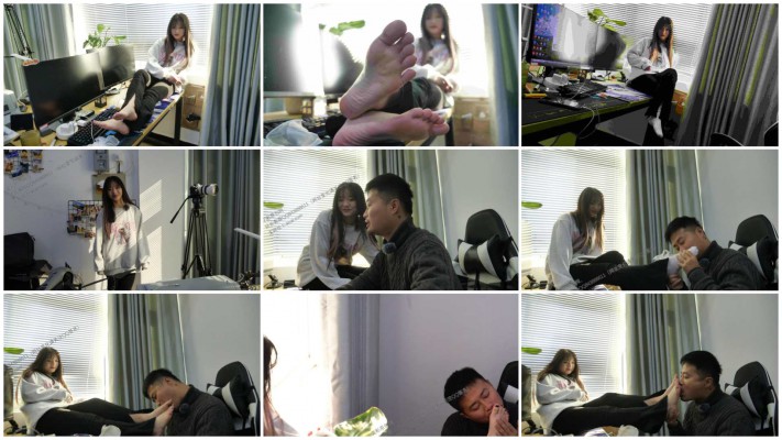 【第5风格】午后办公室享受酱酱的嫩脚 YC-230123_HD绳艺资源