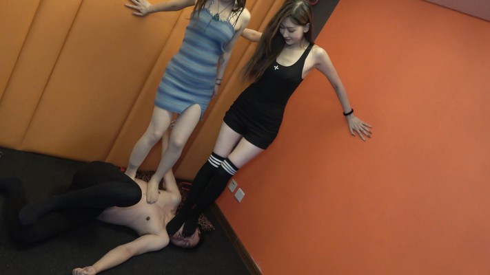 【艾琳S175 领主老大】暴抽耳光，超狠踹脸，窒息踩踏 YC-230320-6