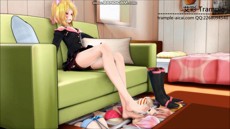 MMD动画女主玩弄四个女奴只露脸 R-190221-2_HD绳艺资源