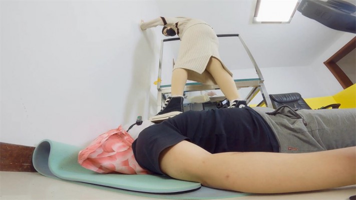 【婧児小主】晓G全语言脏帆布鞋和白袜踩头顶踩脖子 踩踹审讯 GP824F YC-220523-5