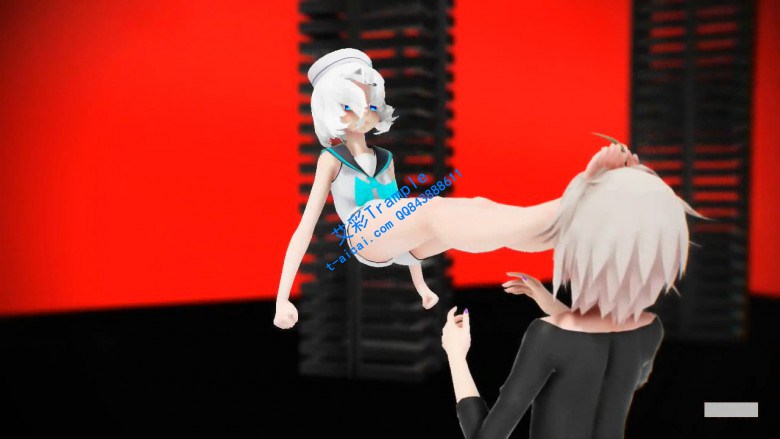 动漫 MMD 踩踏 G-190902-6
