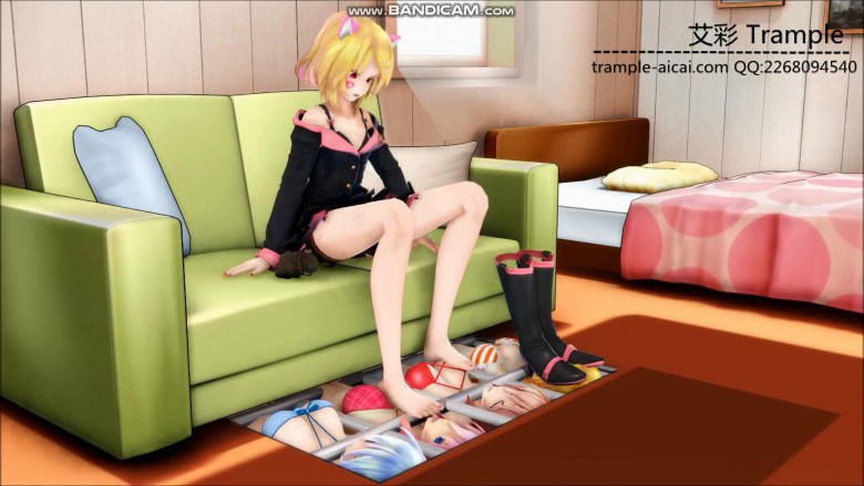 MMD动画女主玩弄四个女奴只露脸 R-190221-2