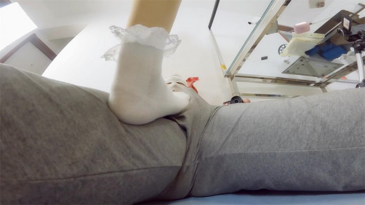 【婧児小主】晓G全语言脏帆布鞋和白袜踩头顶踩脖子 踩踹审讯 GP824F YC-220523-5