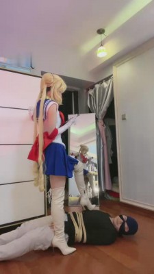 【芷晴】动漫美少女强制捆绑坏蛋【完整版】 bf11829